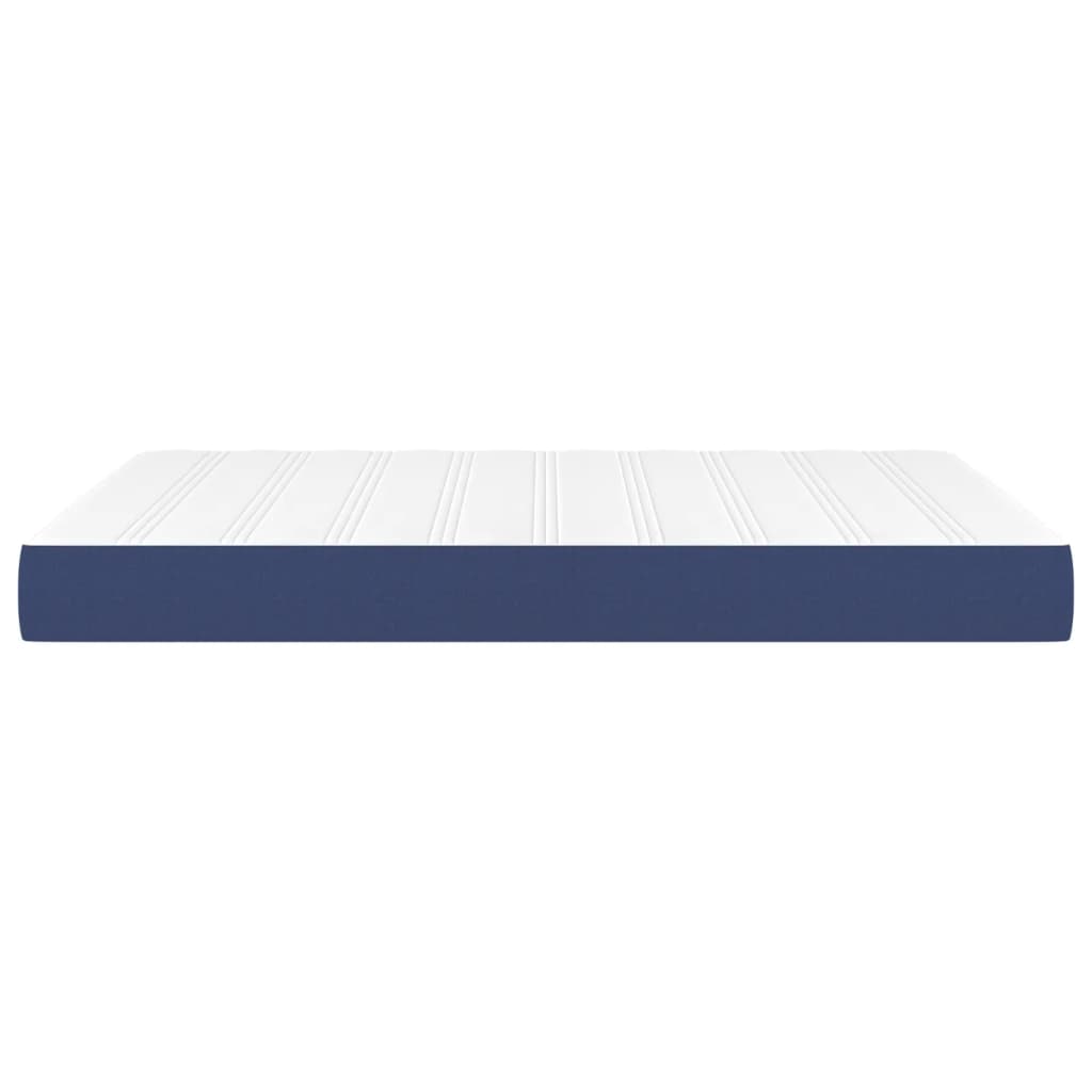 Pocket Spring Mattress Medium Blue 140 x 200 x 20 cm Fabric