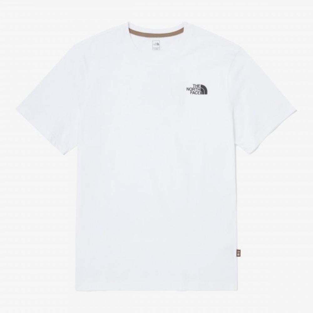 The North Face Korean Short Sleeve Round Tee 3 White
