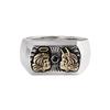 Anonymous Artisan Angel & Devil Ring