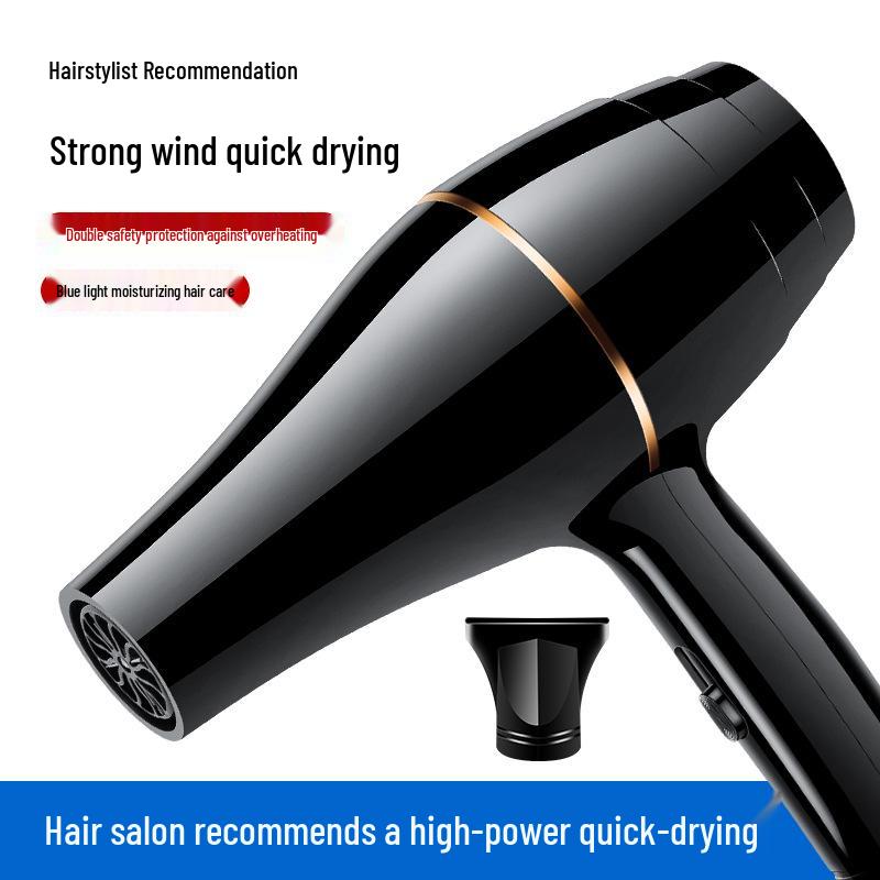High Power Blue Light Negative Ion Hair Dryer with Strong Wind