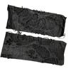 Cosplay Party Long Fingerless Gothic Black Halloween Gloves Punk Mittens Hole Beggar Style