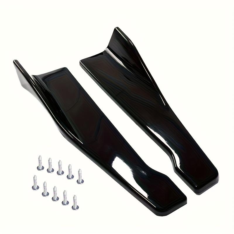 

Тюнинг автомобиля Защита заднего угла, 48 см Углеродное волокно Тюнинг автомобиля Задняя лопата Маленькая защита-обтекатель, Защита боковой двери автомобиля чёрный