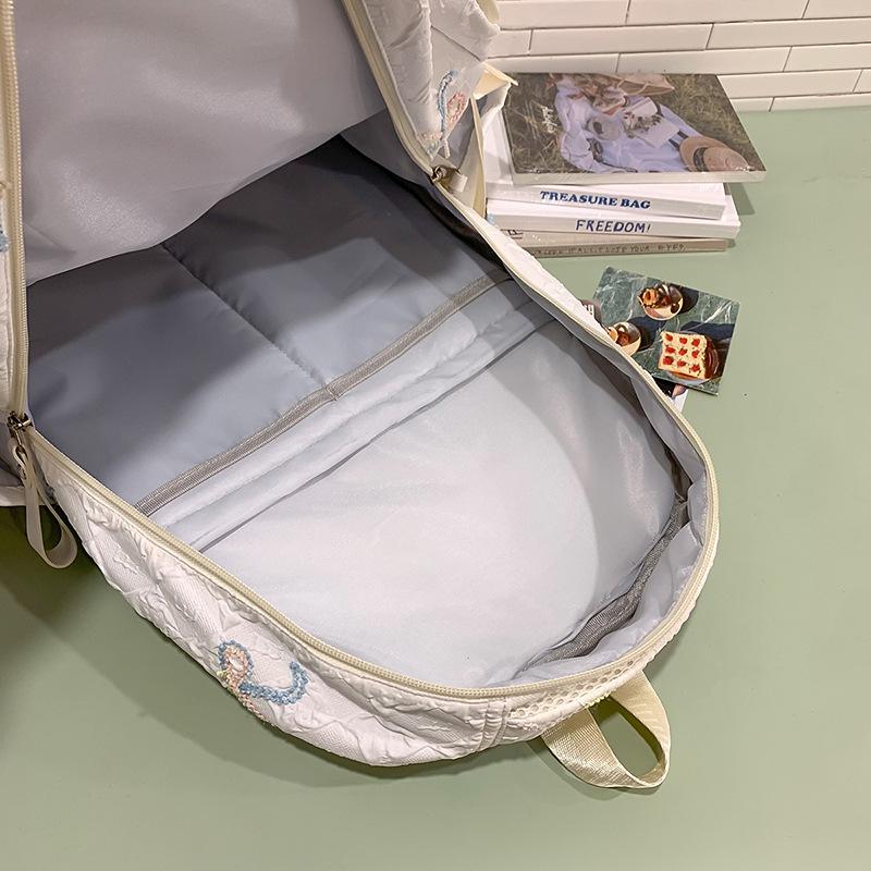 Schoolbag Schoolbag Female Newborn High Value Cute Bow Backpack Large Capacity Three To Six