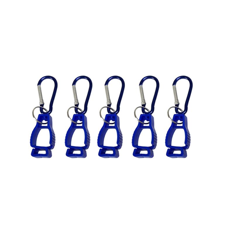 5 Stück Handschuhclip Haken Sicherheitshalter für Handschuhe Aluminiumlegierung Arbeits Handschuh Clip Schlüssel Sicherheitsklemme Handschuhschutz Zubehör