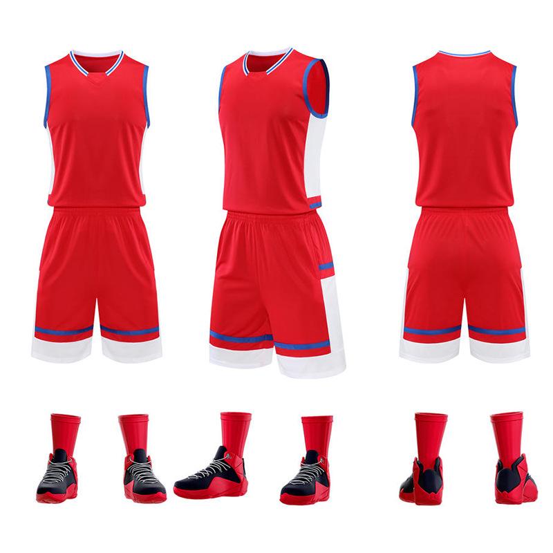 

Children s and Adult Basketball Uniform Set - Team Competition Jersey 4XL