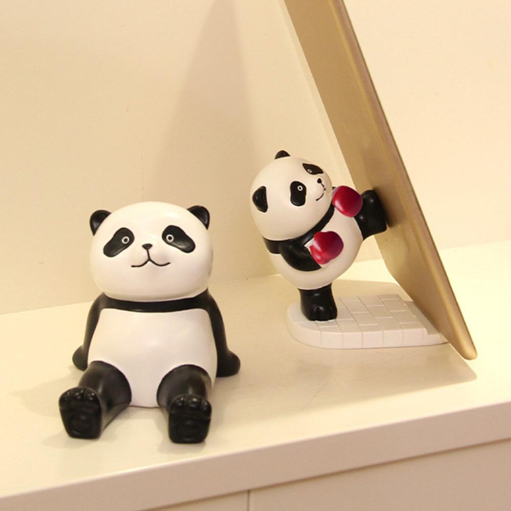 

Cartoon Panda Mobile Phone Holder Animal Figurines Mobile Phone Bracket Phone Accessories Style A
