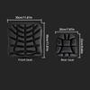 Motorcycle Seat Cover Front Rear Seat Cushion Thicken Breathable Cover Shock Absorption Seat Pad Cushion for Long Ride