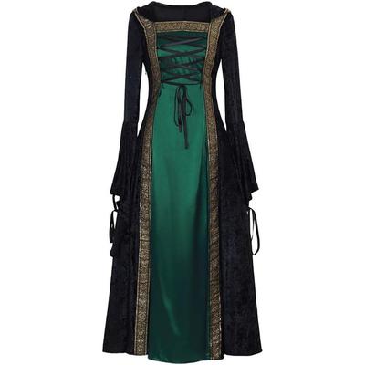 Women's Medieval Renaissance Retro Gown Cosplay Costume Dress