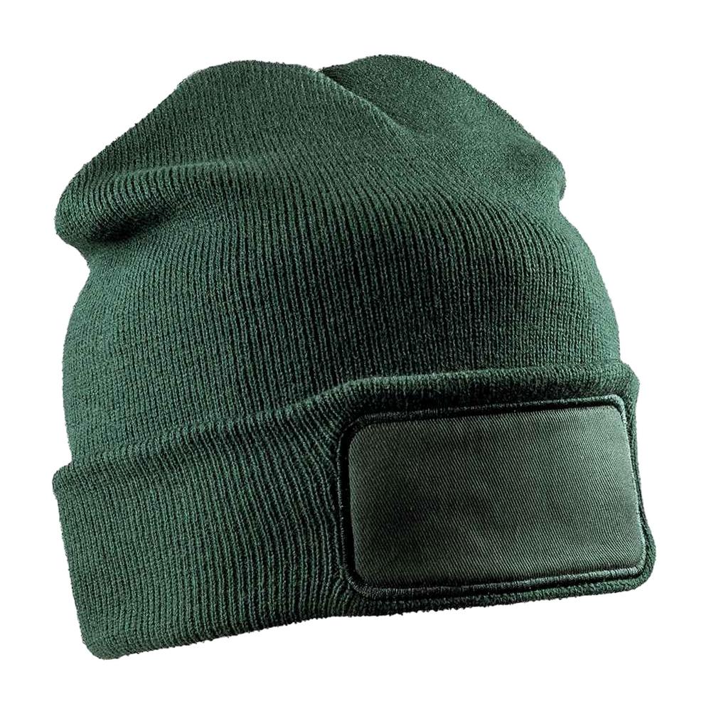 Result Genuine Recycled Printers Double Knit Recycled Beanie