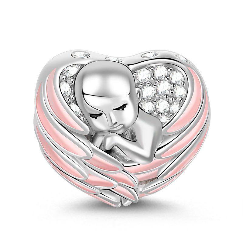 Original Pink Charm Fit Original Bracelet Camera Family Tree&Heart Cupcake Crown Cherry Blossoms Beads Diy Jewelry Gift