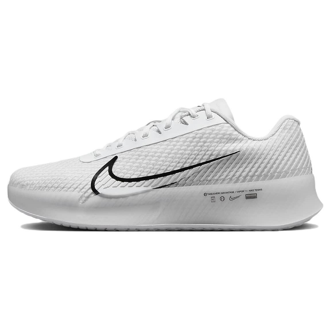 Nike Court Air Zoom Vapor 11 HC White Black Men s DR6966-101 EU 41