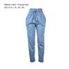 Jeans Skinny Taillengürtel Baumwolle Damen High Waist Hose für die Arbeit
