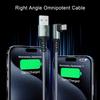 Nylon Braided USB-C to Lightning & USB Charging Cable for iPhone & Samsung - PD Fast Charge