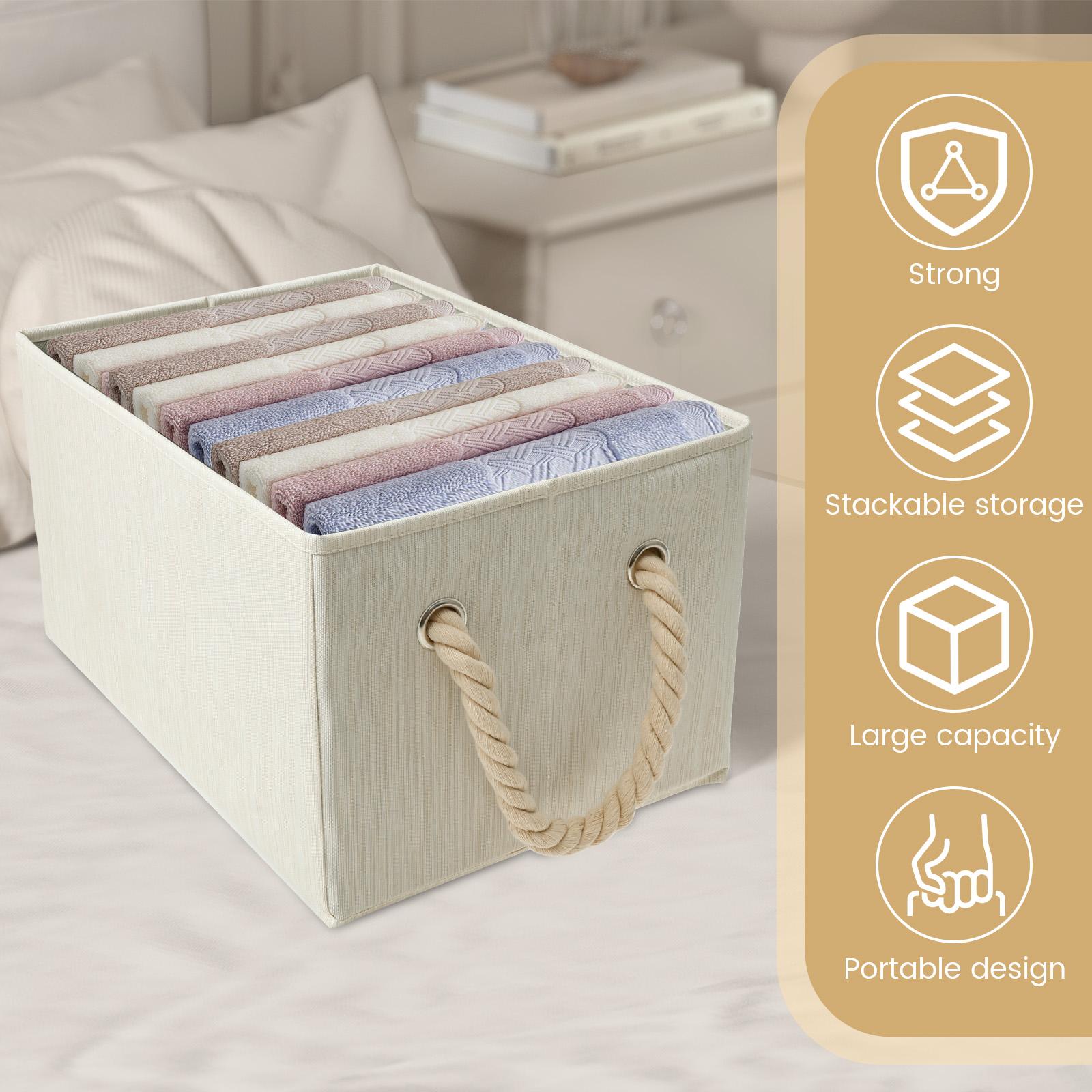 3 шт Оксфордская ткань Куб Складной ящик для хранения с двойной веревочной ручкой Портативный Многоцелевой Складной ящик для игрушек для дома Спальни 11798₽