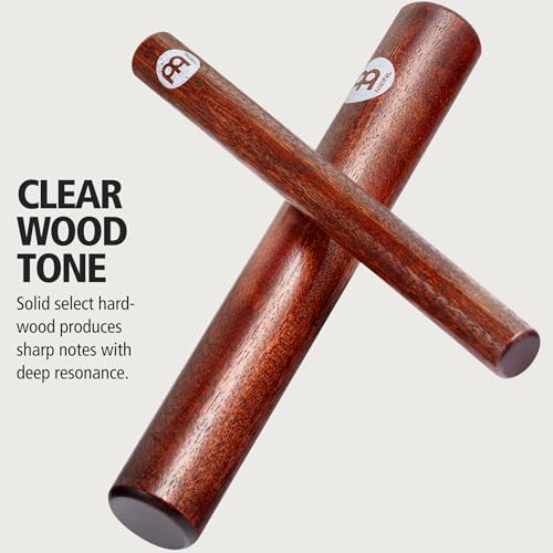 Meinl Percussion Claves CL5HW 8" & 7" Latin Rhythm