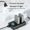 Llano BLS-5 Camera Battery & Dual Charger Kit for Olympus CN plug (adapter included)