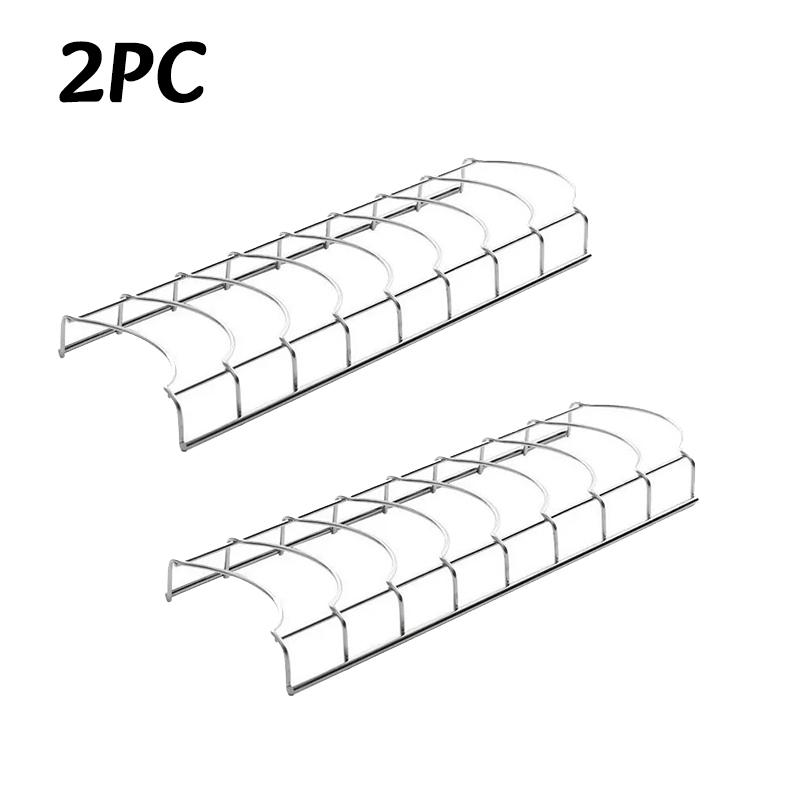 1/2PC Kitchen Bowl Dish Organizer Stainless Steel Dish Draining Rack Multipurpose Home Cutlery Dishes Pot Lid Rack Rag Holder