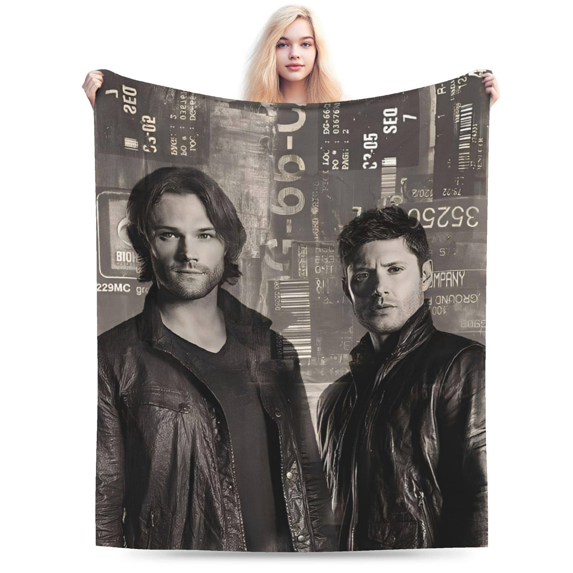 

Supernatural Dean Winchester Plush Blanket Students Flannel Throw Blanket For Home Decor Super Warm ized Quality 75x90cm
