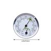 2 In 1 Aluminum Alloy Thermometer Hygrometer Wall-Mounted Thermometer For Home Office Temperature Humidity Meter