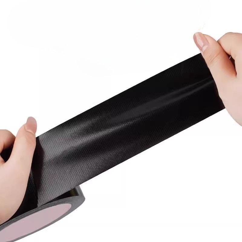 E-Bike Lederreparaturzuschuss Schwarzes Stoffband, Hochviskoses Sitzkissenleder, Lederreparaturband für Stühle und Sofas