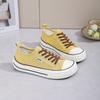 Mango Head Canvas Shoes Women's Shoes 2026 New Summer Wide Head Cloth Shoes Niche Design Versatile Student Shoes