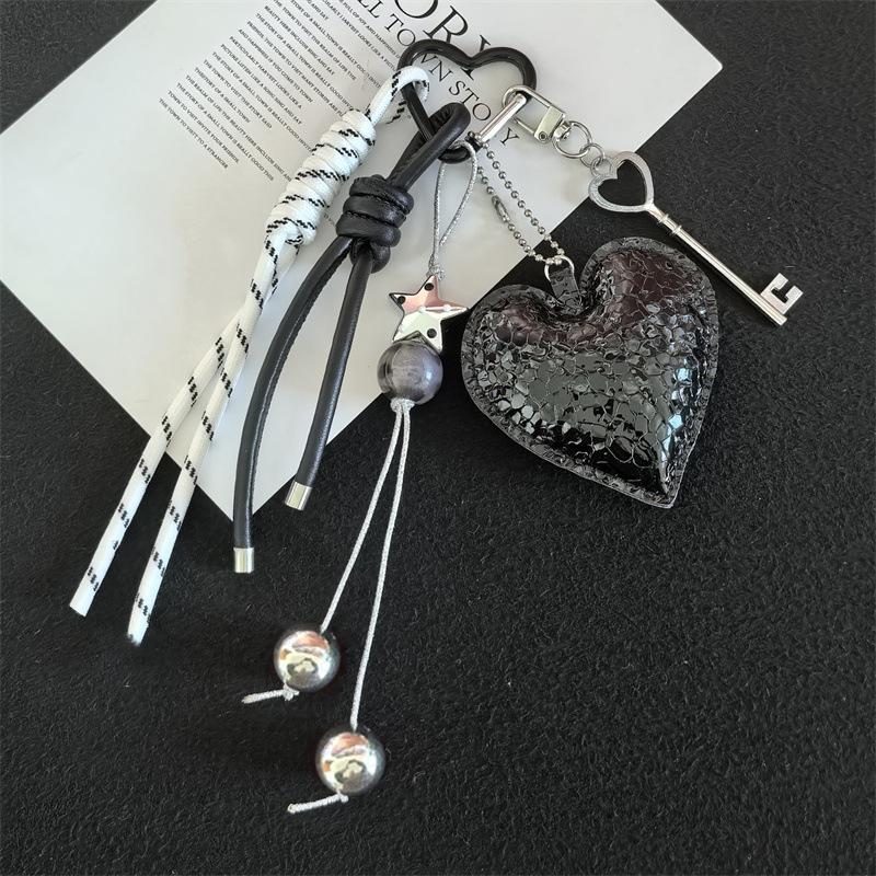 Yogodlns Heart Shape Candy Color Mini Backpack Hanging Handbag Pendant Bag Pendant Bags Accessories