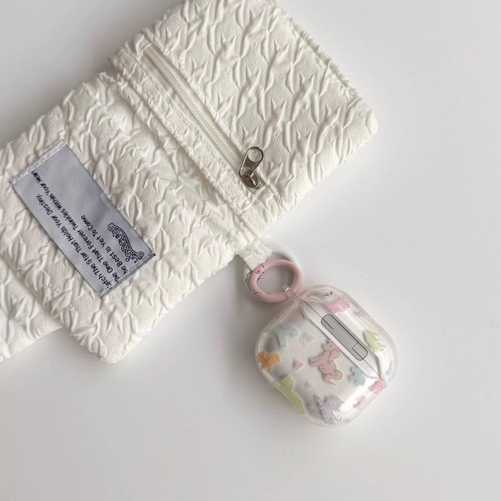 Soft Cute Girl Fresh Color Unicorn for Airpods4 Apple Earphone Protective Case Pro 3rd Generation Wireless Bluetooth Earphone Cover AirPods 3