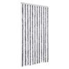 Fly Screen Curtain Grey and White 100 X 200 Cm Chenille
