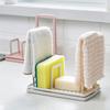 1Pcs Detachable Kitchen Dishcloth Holder Rag Hanger Sink Sponge Holder Storage Rack Shelf For Bathroom Scrubber Brush Organizer