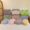 Frog Rabbit Cat Bear Plush Back Cushion Pillow Bedroom Decoration Cartoon Gift