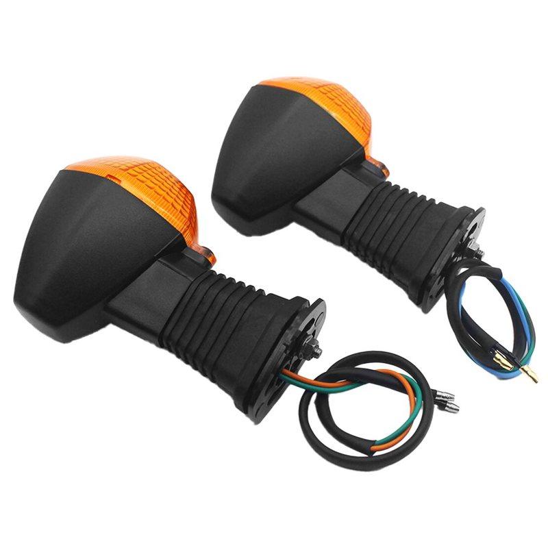 1 Pair Yellow Lens Motorcycle Turn Signal Light Lamp Indicator Fit for Suzuki GSF 650N/S 1200S 1250S Bandit GSX 650F 1250FA