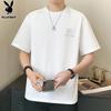 PLAYBOY Men's Loose Fit Round Neck Short Sleeve T-Shirt
