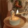 Cat Candlestick Warm Claw Cartoon Cat Candlestick Cute Cat Fragrance Mini Tea Lamp Candlestick Cat Decoration