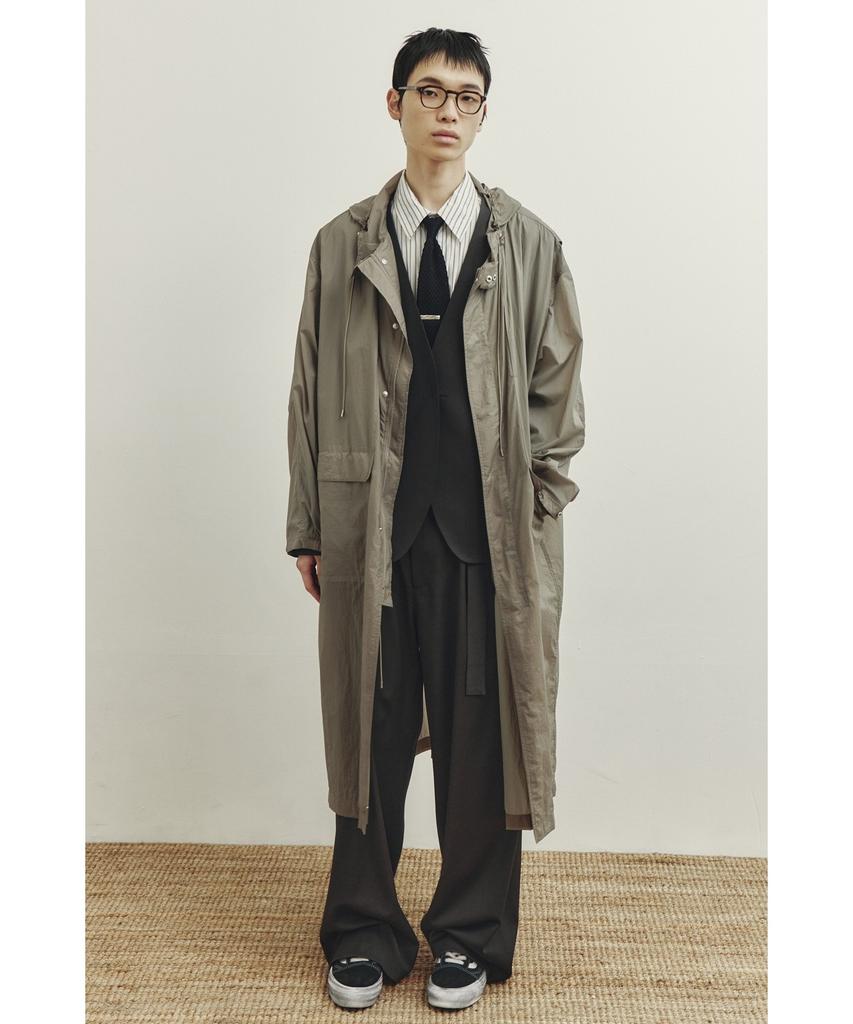 Youth Convertible Windbreaker Coat - Beige