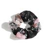 Leopard Print Hair Band Bohemian Large Intestine Band Small Fresh Commuter Rubber Band Flower Print Head Band Head Rope