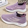 Women's Shoes Summer Breathable Shoes Middle-Aged and Elderly Sneaker Slip-on Comfort and Casual Shoes for the Old