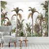 Green Plant Tapestry Vintage Polyester Background Fabric Wall Hanging Psychedelic Mystery Print Dorm Room Living Room Decor