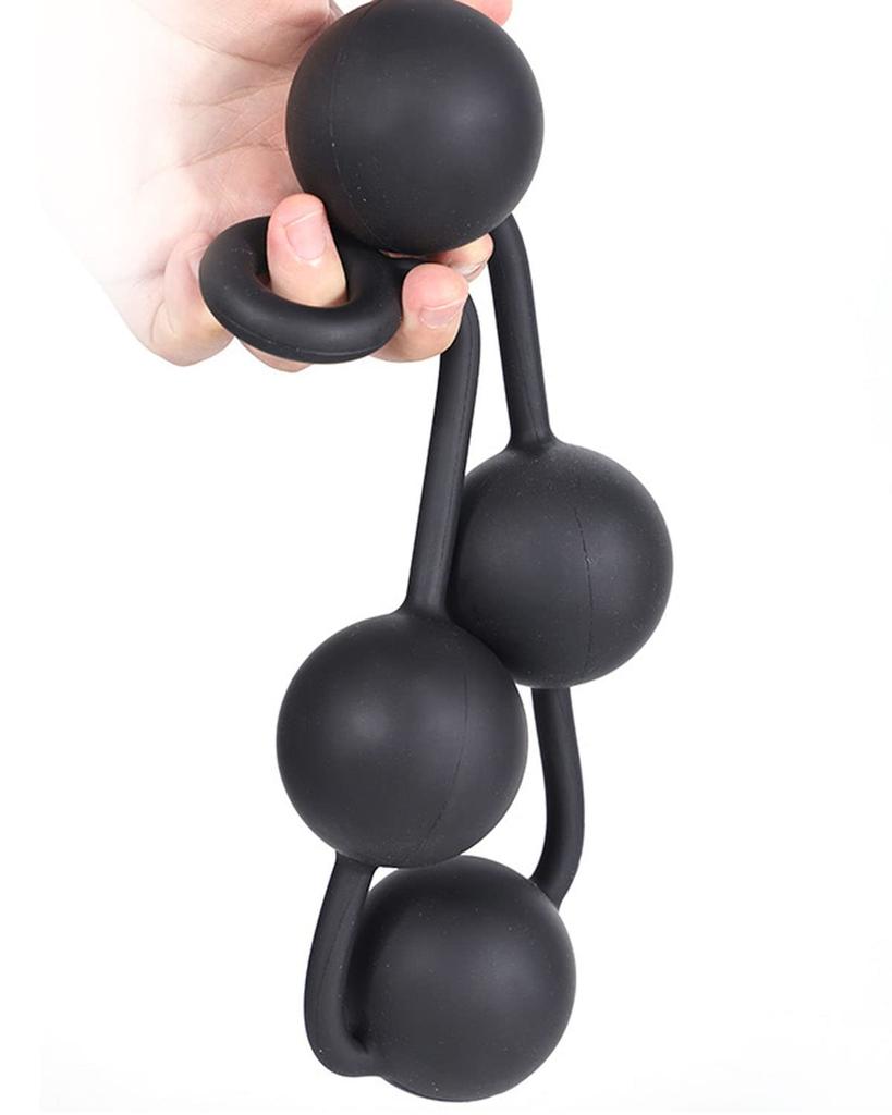 Anal Beads Anal Plug Big Anal Pearl Long Dildo 40mm Ball Anal Expansion Silicone Anal Dildo Anal Plug Anal Ball Anal Plug 4 Bead Shape Anal Blag For