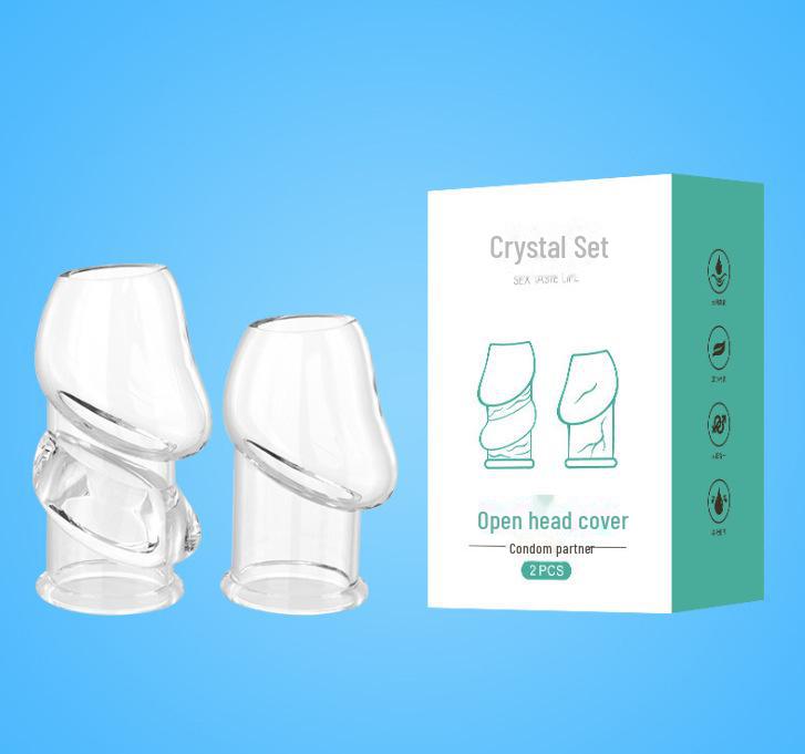 Qiao Shangshi Men's Thickened Heat-Insulated Crystal Wolf Tooth Headgear, Open Design for Adults