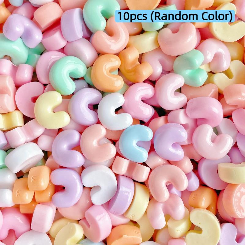 Handmade Mini Letter Charms Cute Diy Phone Cases Hair Clips Shoes Accessories Random Color