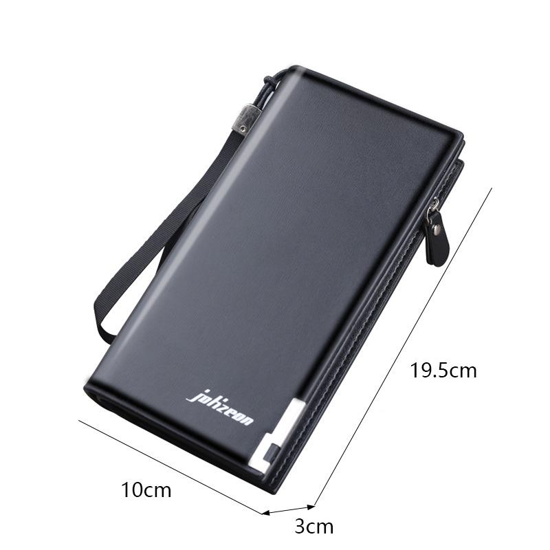 2024 Men Wallets Business Long Zipper Large Capacity Quality Male Purse With Card Holder Multi-Function Wallet For Men