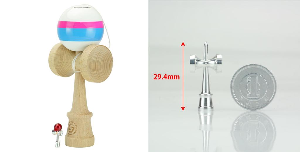 Spin Gear SG Kendama Red with the Smallest Bearing Pico/pico World's Built-in
