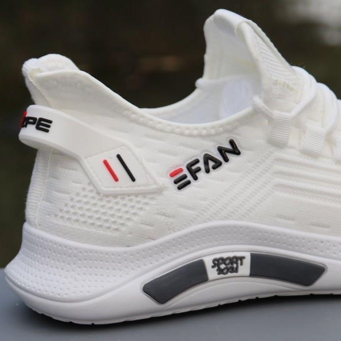 Topánky Pánske letné priedušné sieťované topánky Daddy Shoes Pánske športové ležérne protišmykové biele topánky