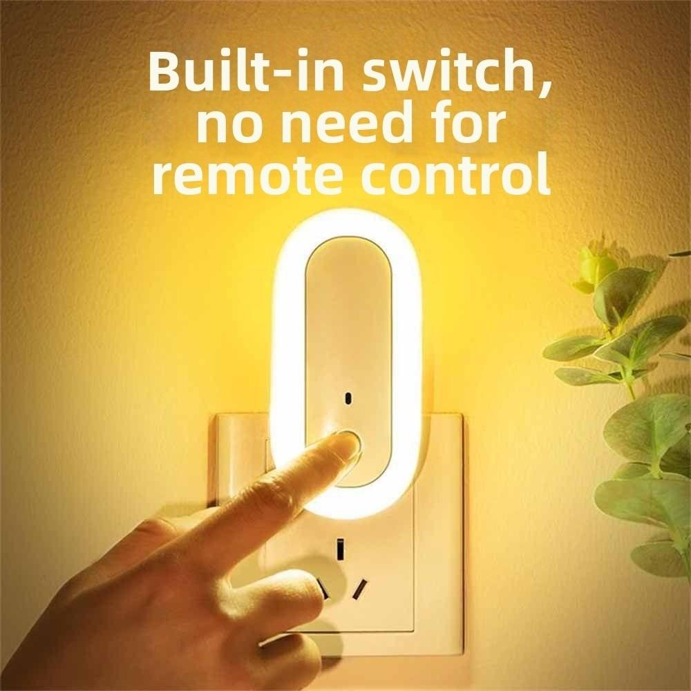 Eye Protection Plug-In Night Light Low Wattage Socket  Wall Light LED Night Light  Baby Feeding