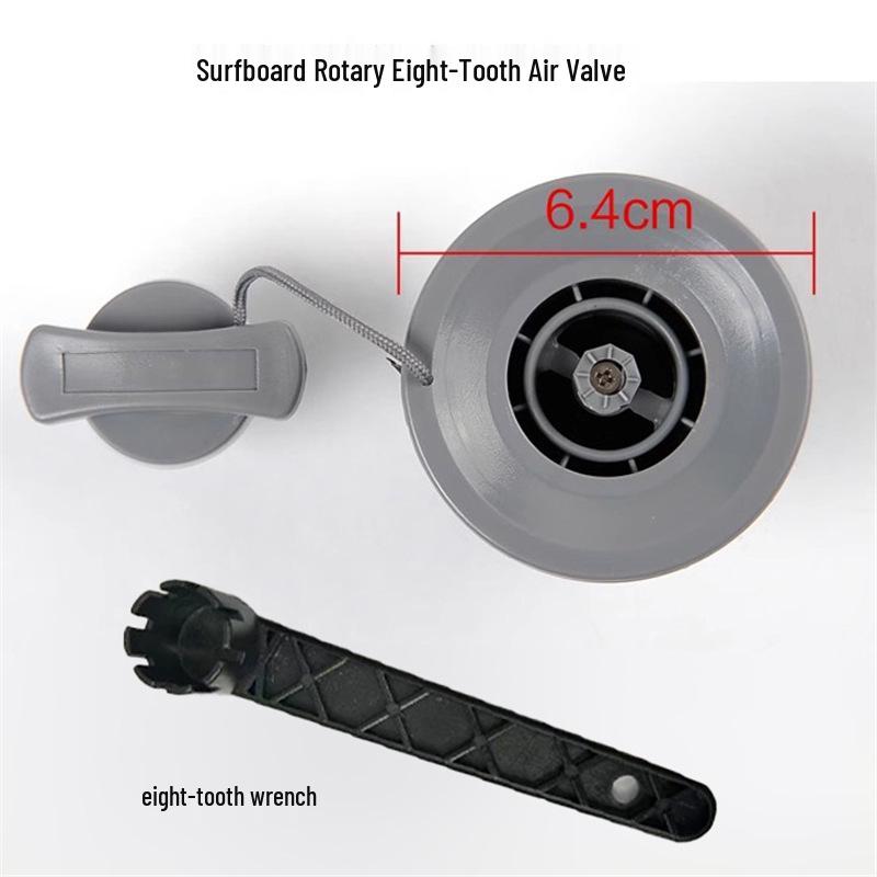 Inflatable Mattress Valve for Tent, Car, SUP Board, Kayak, Boat - High Pressure Eight-Hole Nozzle
