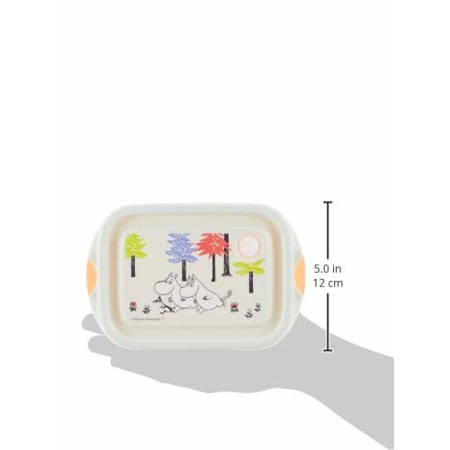 Skater Food Container & Wet Towel Gift Set (1000 yen) Moomin Forest Made in Japan SET937