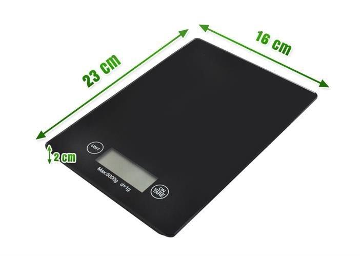 MM36 LCD electronic flat kitchen scale 5KG Slim