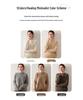 Women's Super Thick Cashmere Sweater: Round Neck, Soft, Fluffy, Loose Fit, Versatile Cable Knit for Autumn/Winter.