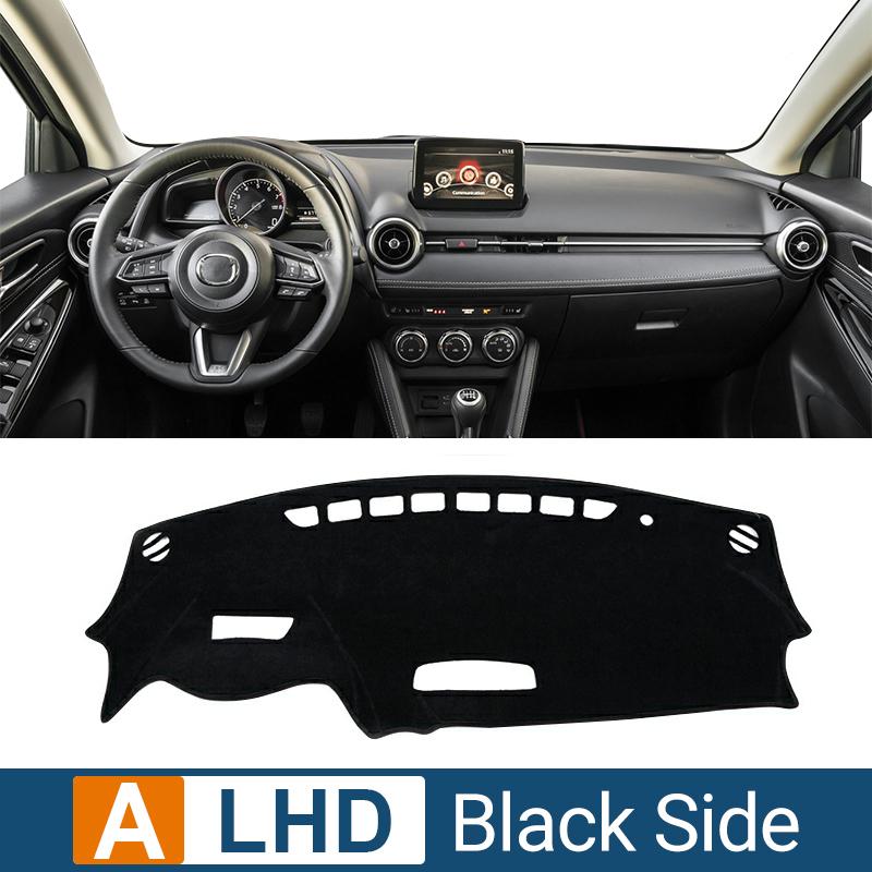 For Mazda 2 DJ DL 2015 2016 2017 2018      Car Dashboard Cover Sun Shade Non-slip Mat Interior Accessories
