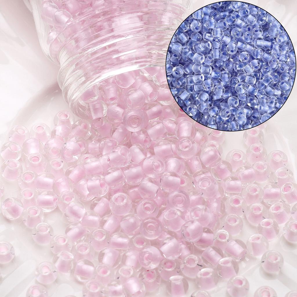 100Pcs Glass Seed Bead 4mm Light Variable Series For DIY Bracelets Necklaces Jewelry Making